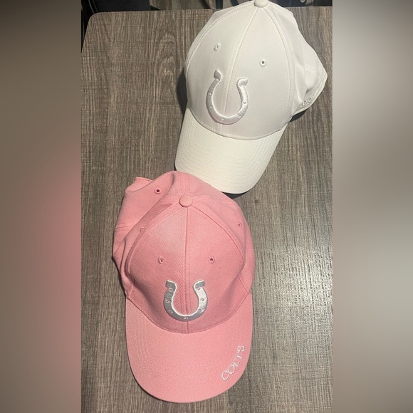 Hats, Indianapolis Colts, vintage. White and pink. - Picture 2 of 8